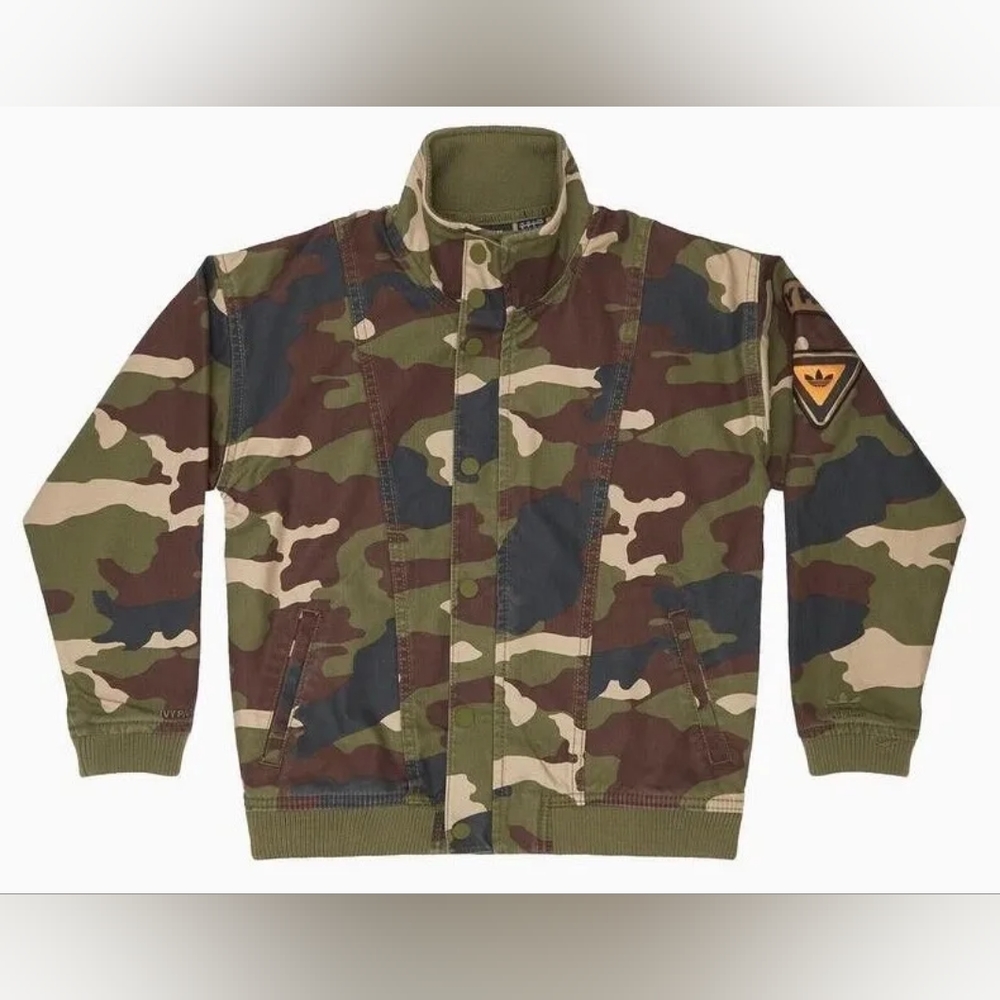 NWT - ADIDAS IVY PARK CANVAS JACKET(ALL GENDER) AOP CAMO - Large